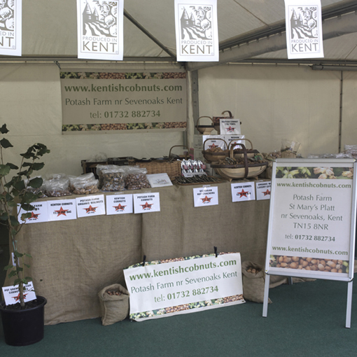 Potash Farm stall at the International Food and Drink Festival in Canterbury.
